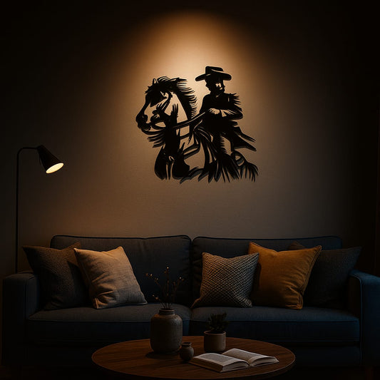 Cowboy Rider Wall Art