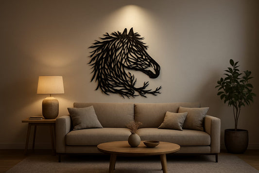 Nature Inspired Horse Acrylic Wall Decor