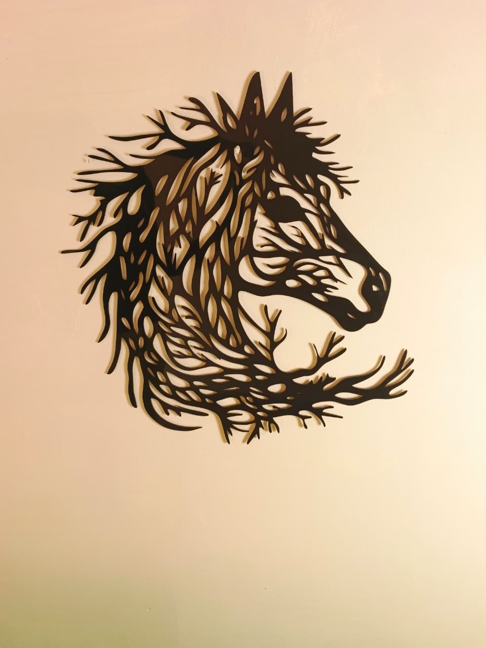 Nature Inspired Horse Acrylic Wall Decor