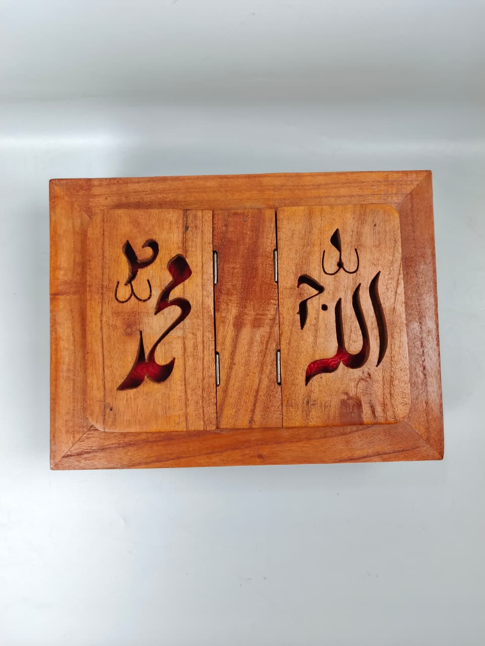 Wooden Quran Box with Roll-Top Stand