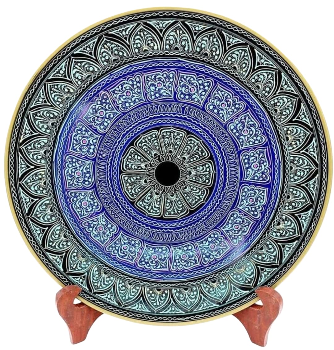 Pure Wood handicrafted Naqshi Plate