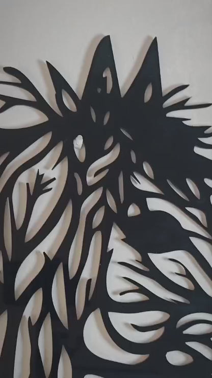 Nature Inspired Horse Acrylic Wall Decor
