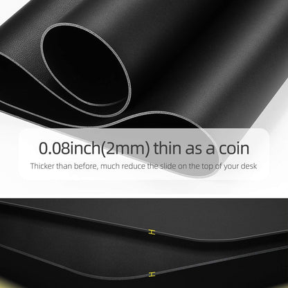 Premium Dual-Face Leather Desk Mat